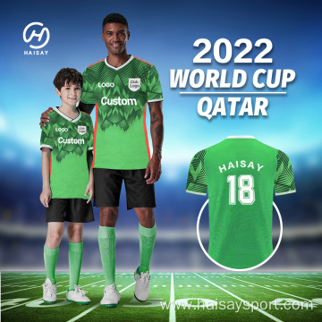 Wholesale Player Version Soccer Jersey Shirt Set Training Soccer Uniform Short Sleeve 100% Polyester Club Football Jersey